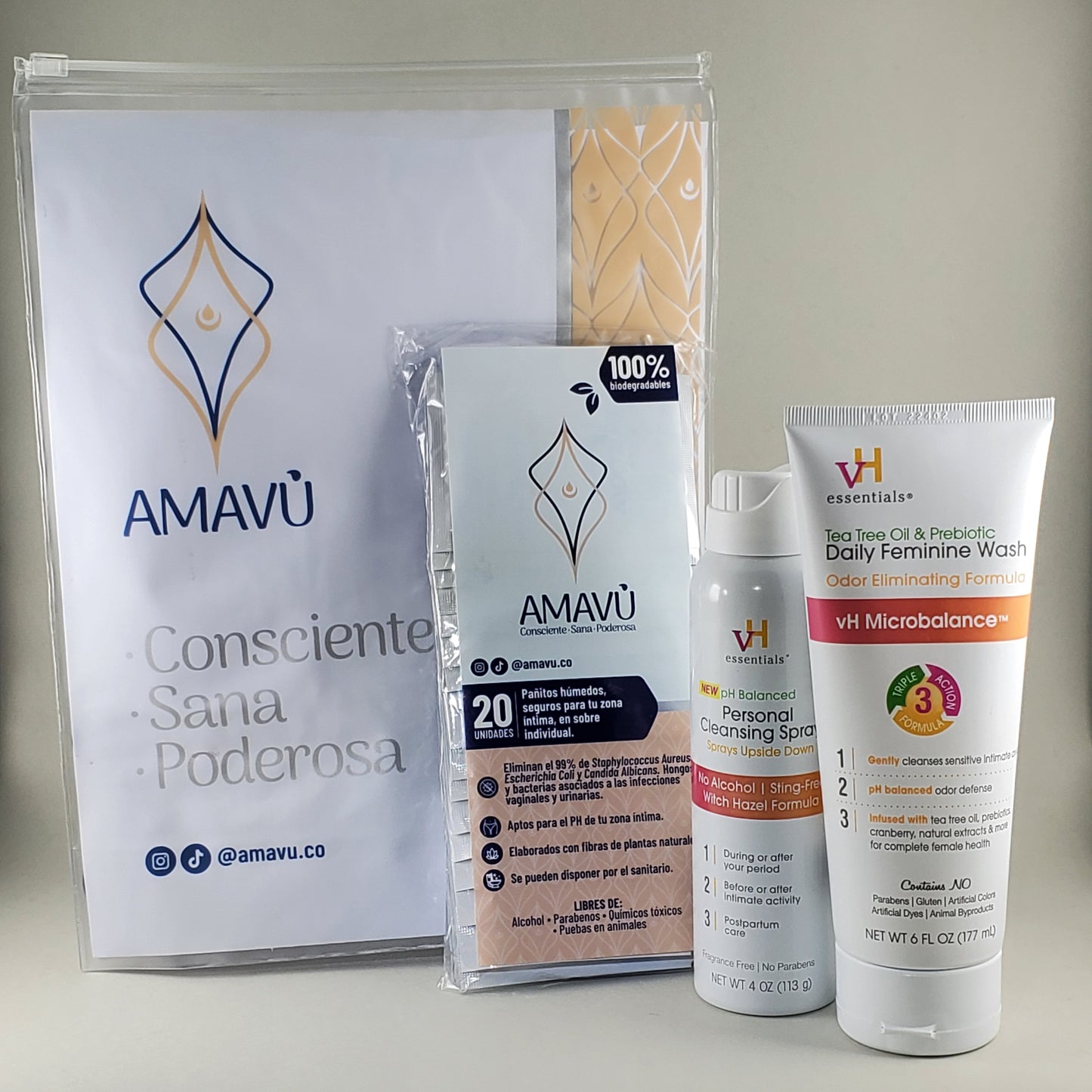 Kit limpieza y frescura 360° - Incluye estuche grande