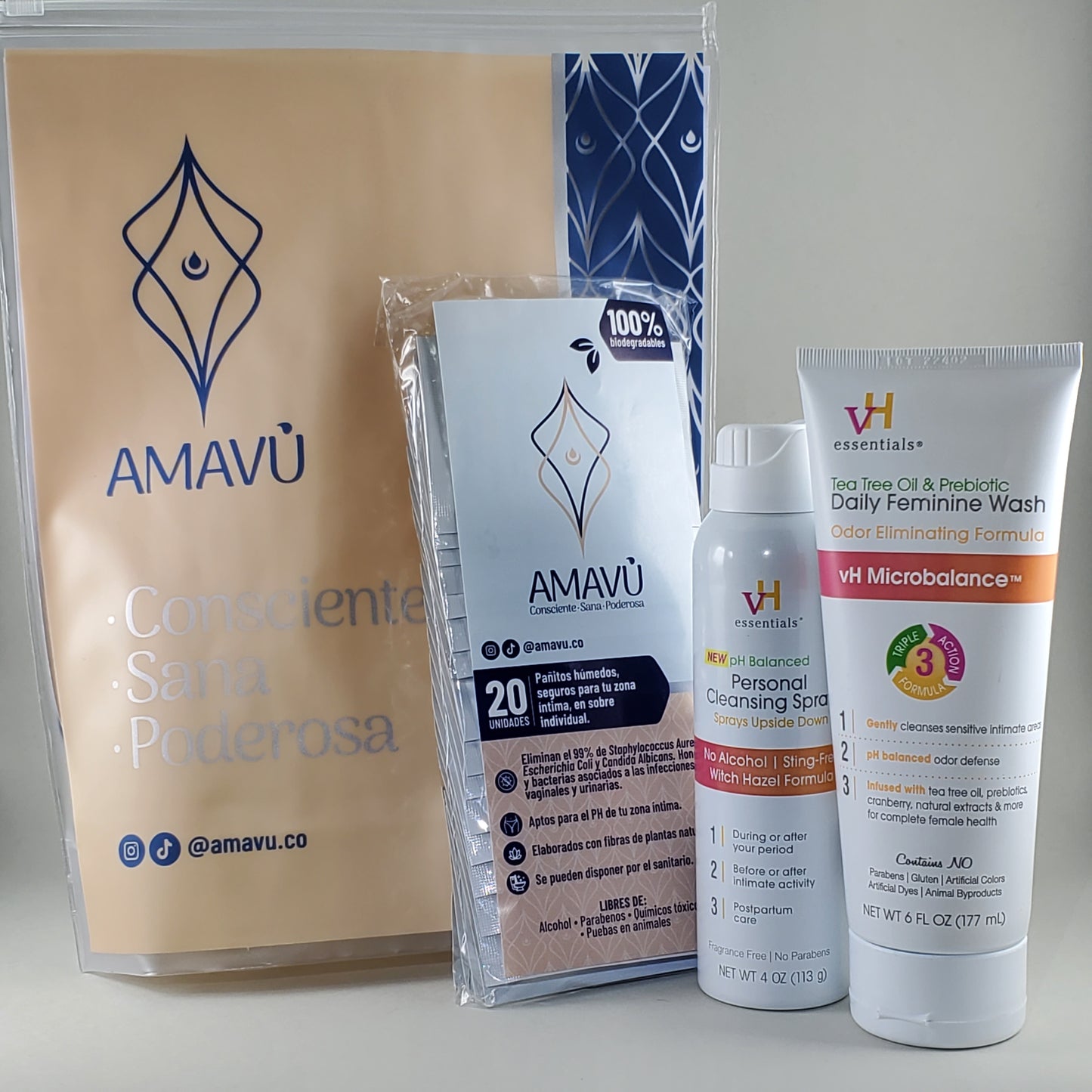 Kit limpieza y frescura 360° - Incluye estuche grande