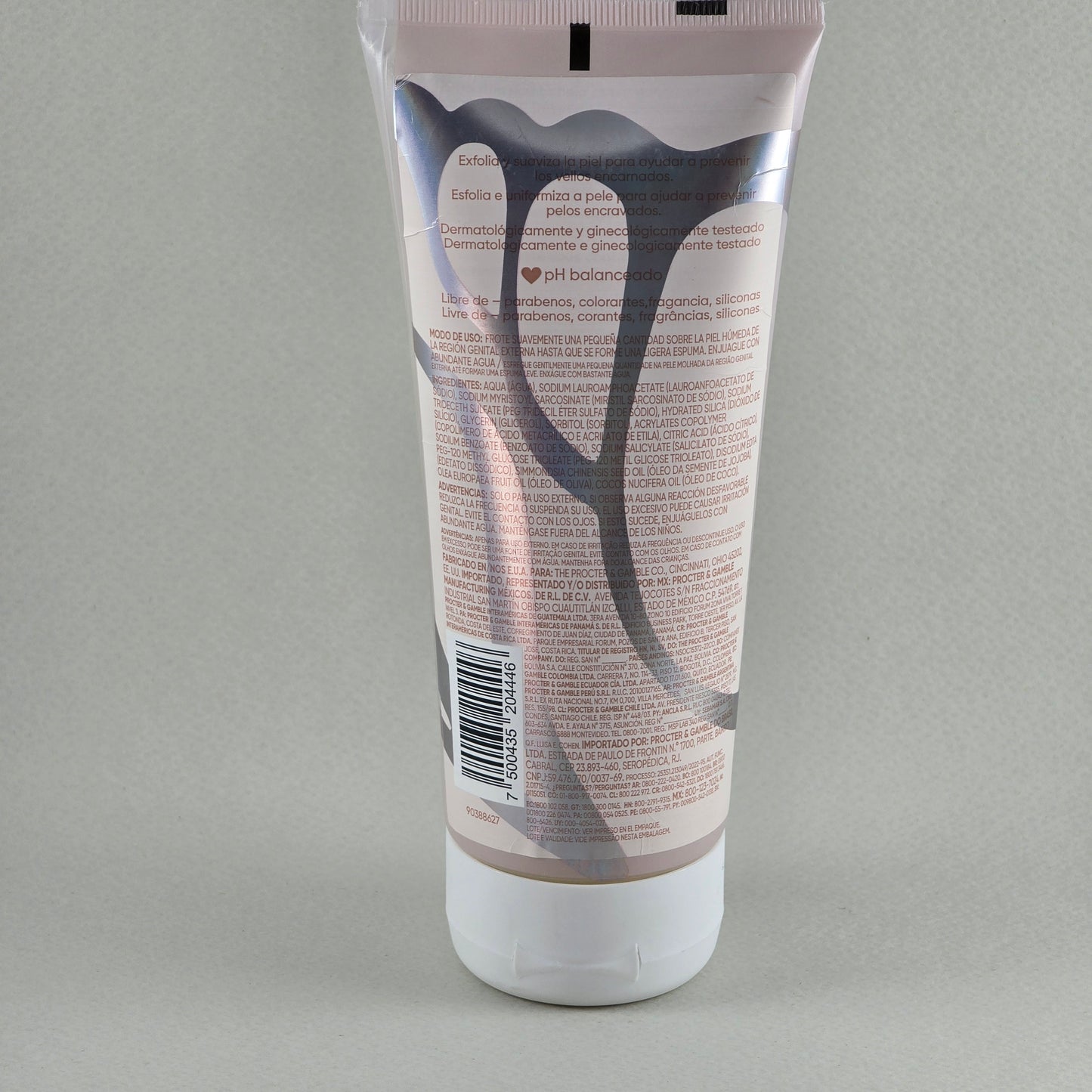 Gillette Venus Exfoliante suave especial para area Intima. 177 ml