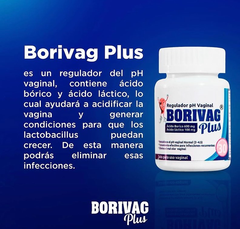 Borivag Plus - Frasco de 30 Cápsulas vaginales