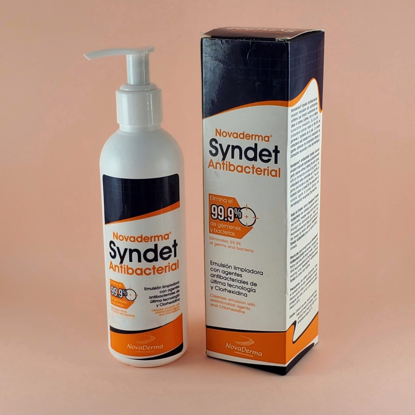 Emulsión limpiadora SYNDET con agentes antibacteriales - 240gr.