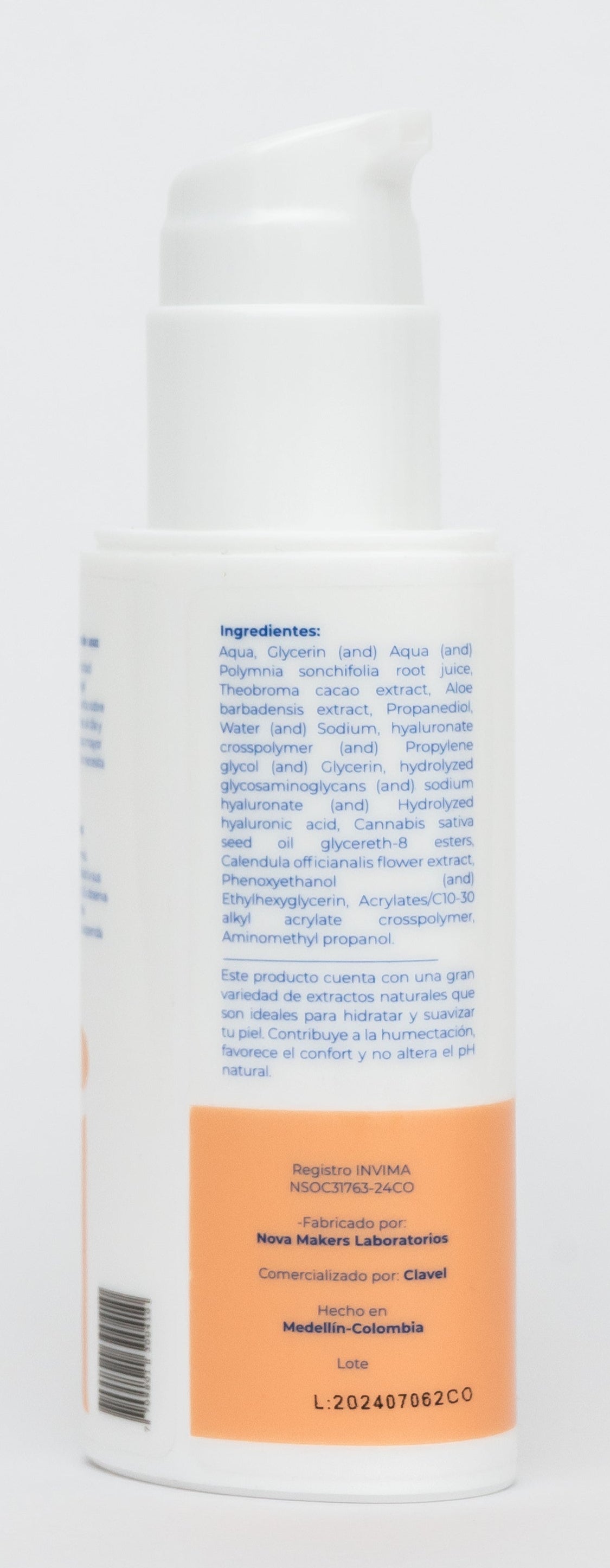 Uvita Gel humectante Fem. Botella 50 g