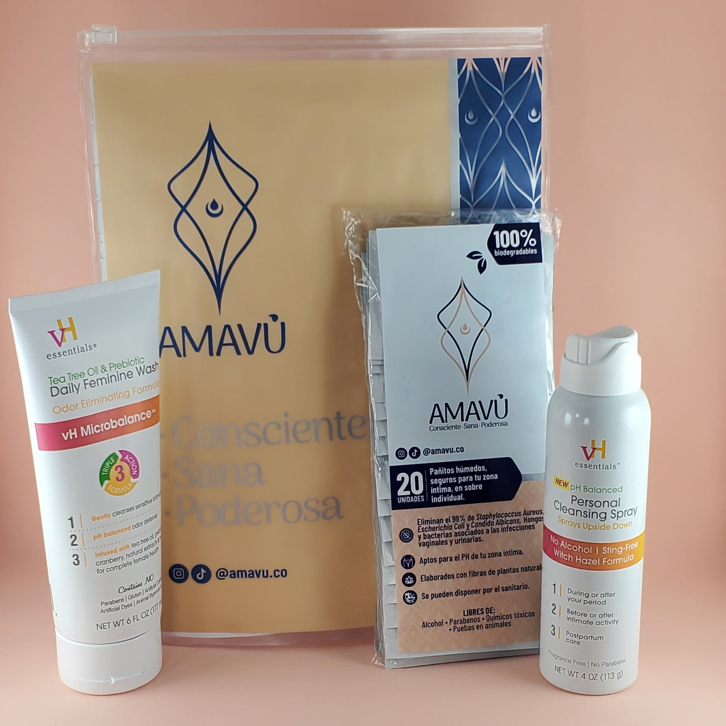 Kit limpieza y frescura 360° - Incluye estuche grande
