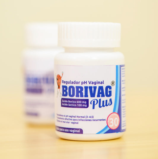 Borivag Plus - Frasco de 30 Cápsulas vaginales