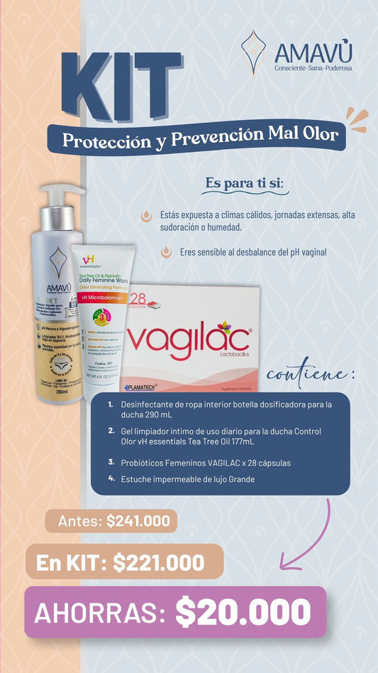 Kit protección y prevención del mal olor