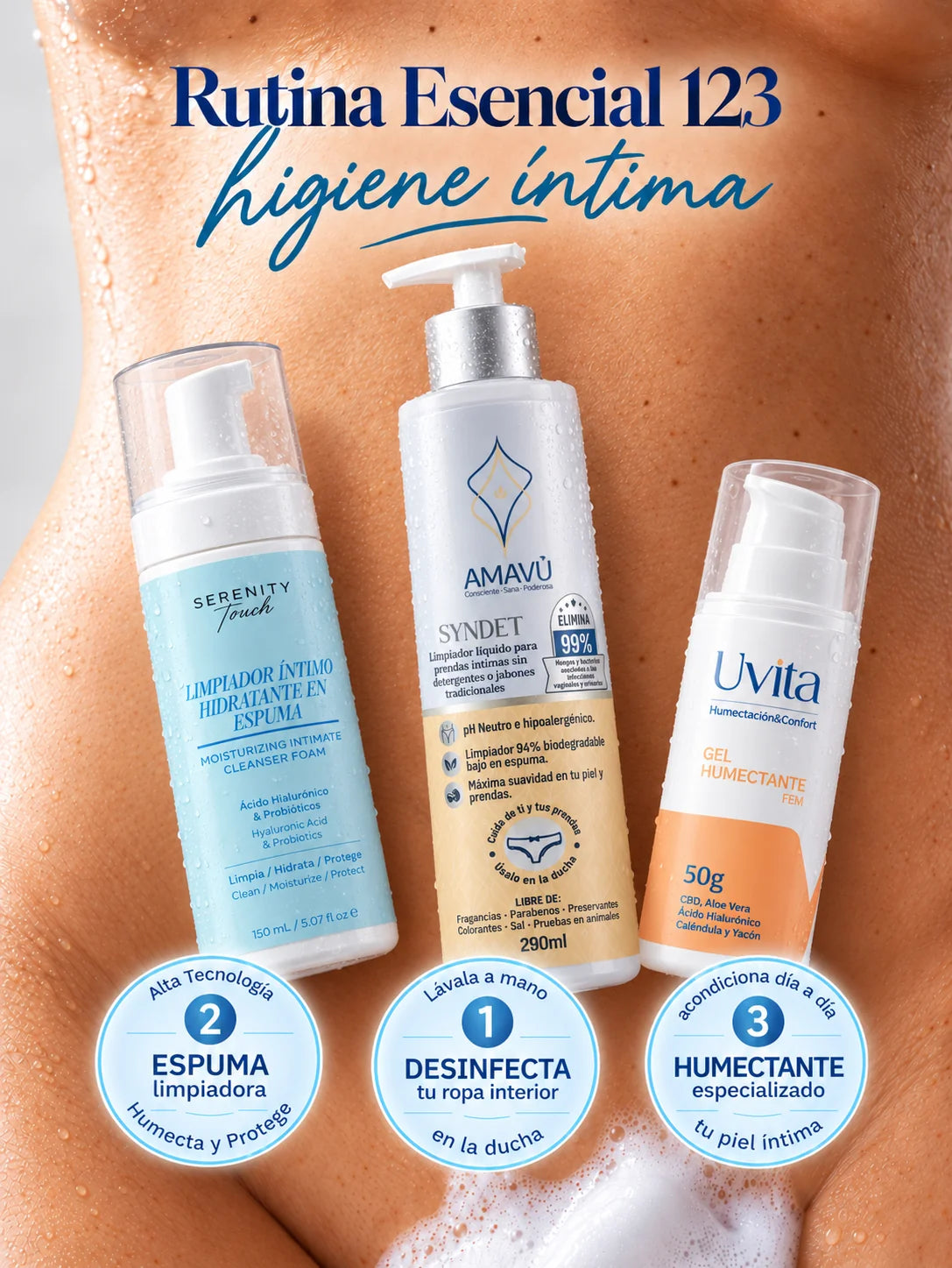 Kit 123 Esencial Higiene Intima