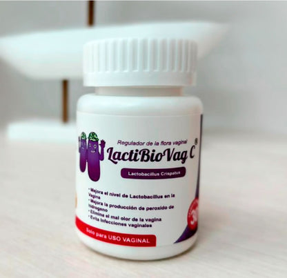 LactiBioVag C - Frasco de 30 Cápsulas vaginales